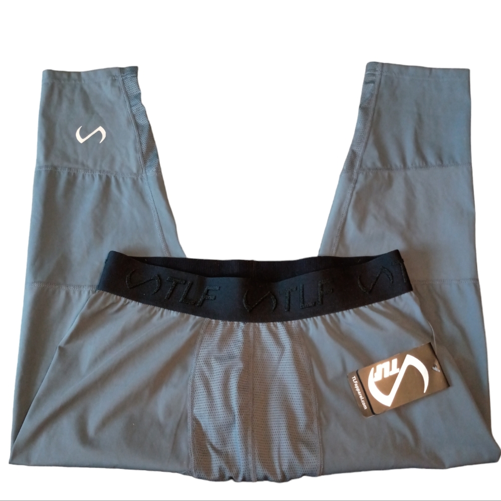 TFL Marathon Tights Turbulence Men's XL Grey. INFI-STRETCH technology.